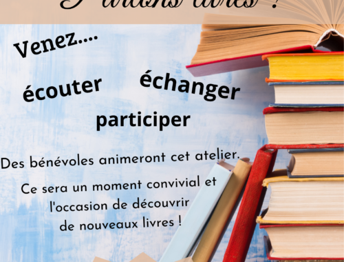 Moment convivial autour des livres