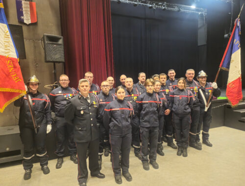 Les sapeurs pompiers honorés ce 7 déc 2024