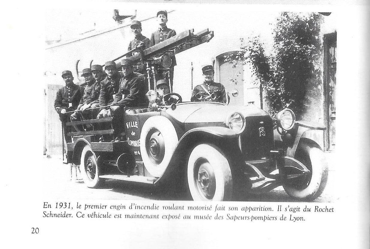 la Rochet-Schneider, premier engin roulant motorisé du Corps de Condrieu