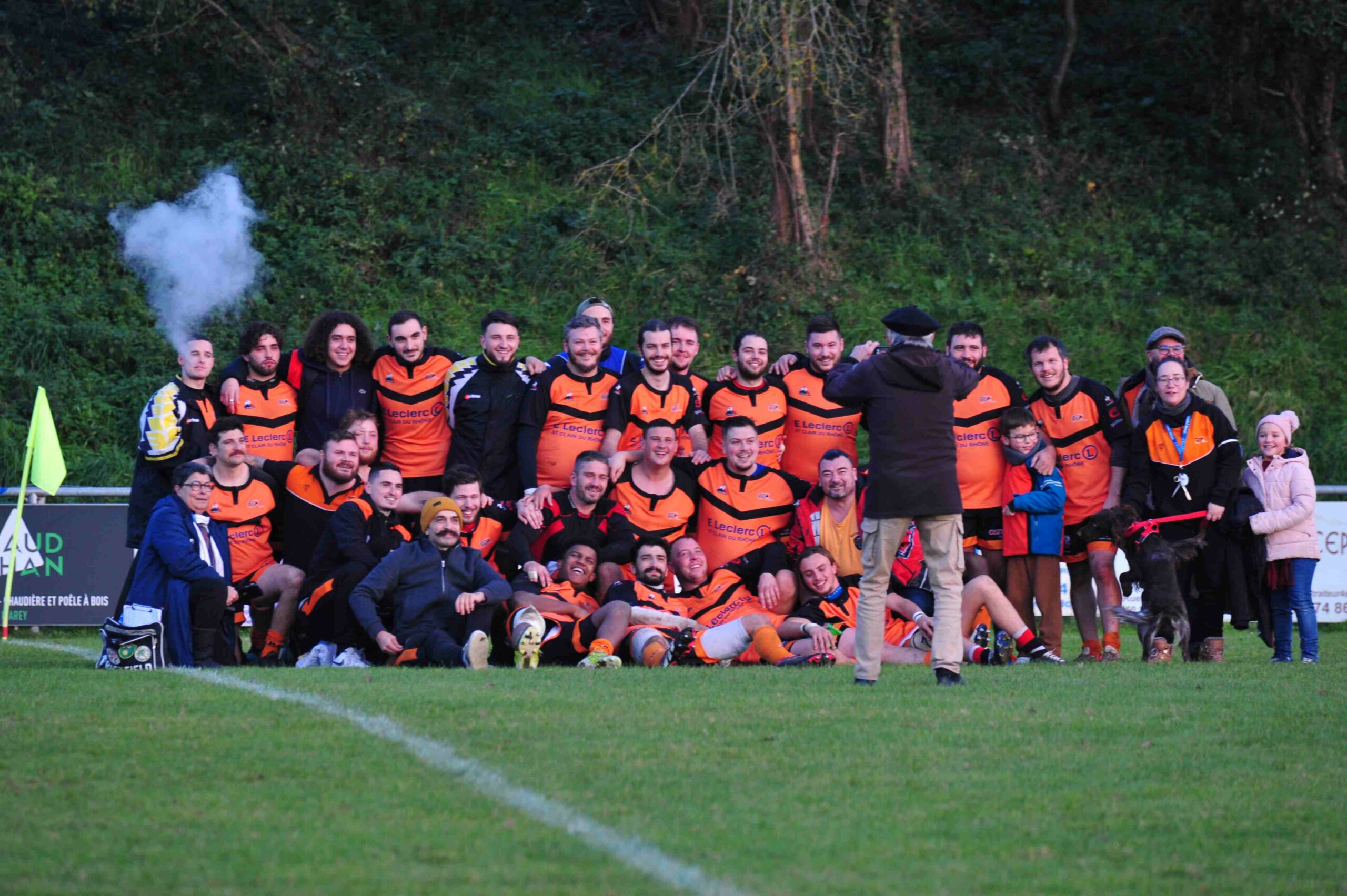 victoire des séniors Orange & Noir match-aller